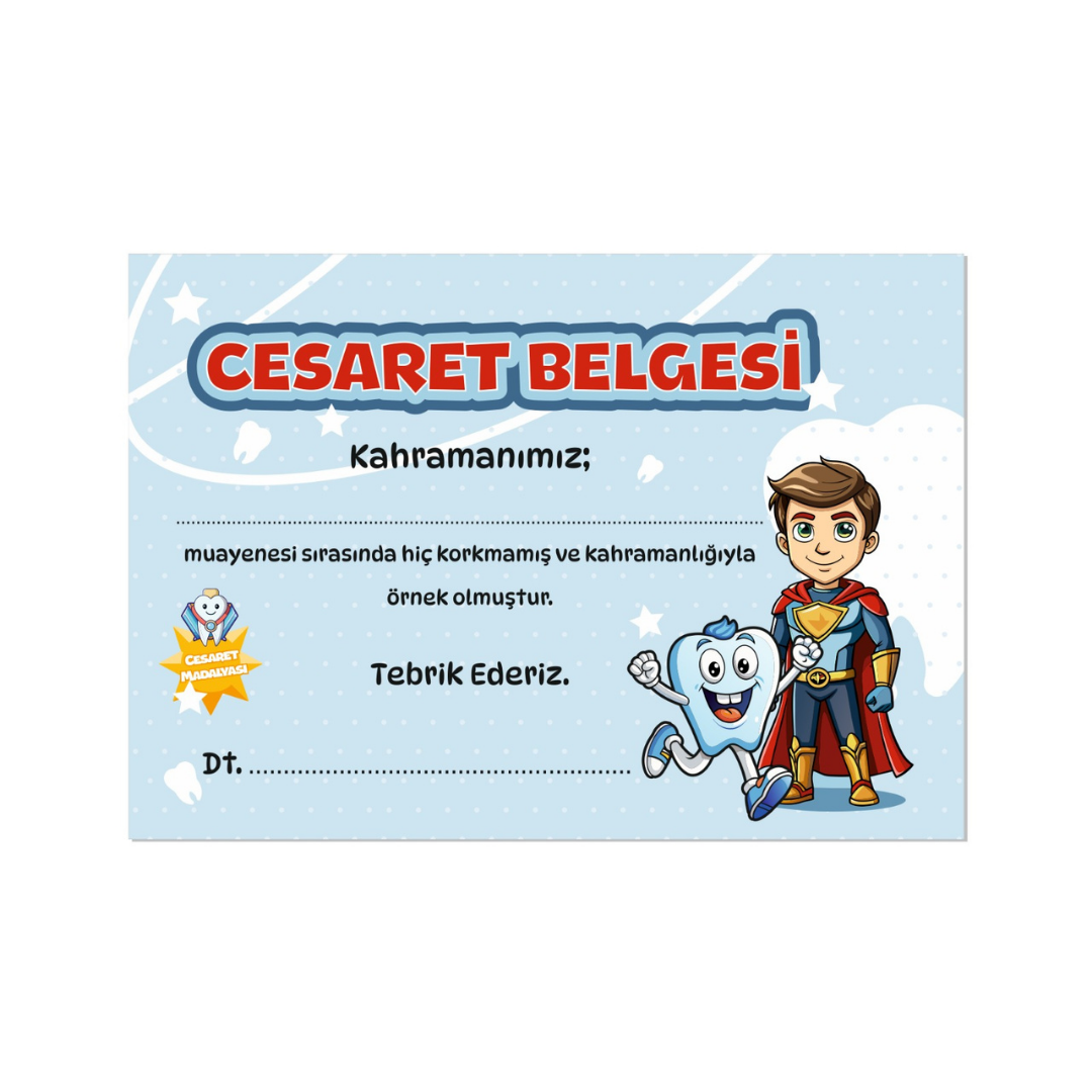 Cesaret Belgesi-Cesaret Diploması