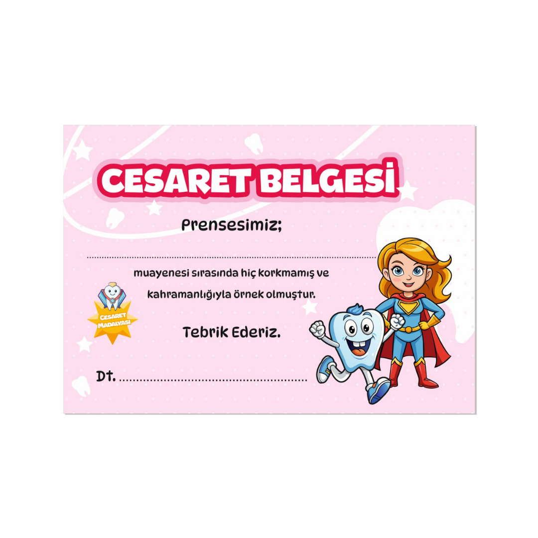 Cesaret Belgesi-Cesaret Diploması